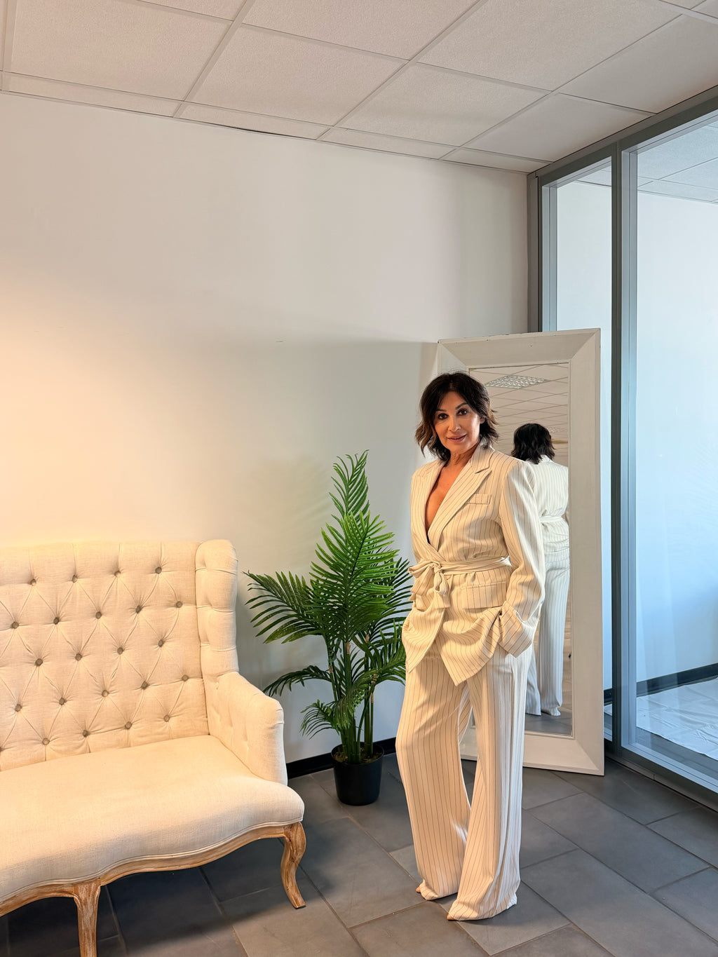 Tailleur gessato